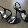 Something Blue NEW ARRIVALS Jacqueline Ferrar Rikki Women Shoe Satin/Mesh Black Size 9.5 SHOES