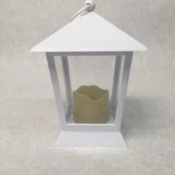 Something Blue Wedding Lantern Size 6.5"x4.5" LED White LANTERNS/BIRDCAGES