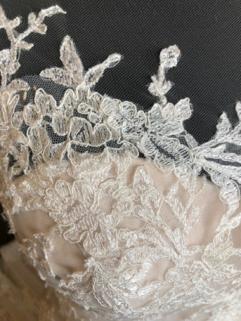 Something Blue Maggie Sottero 5MB657 Wedding Dress Lace Blush/Ivory WEDDING DRESSES 4 Something Blue Maggie Sottero 5MB657 Wedding Dress Lace Blush/Ivory WEDDING DRESSES