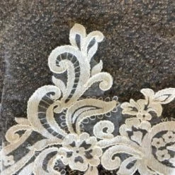 Something Blue Cathedral Ivory Tulle With Lace Edge Veil VEILS