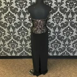 Something Blue Montage Women's Formal Beaded/Chiffon Black Size 16 2pc