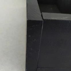 Something Blue Box Wood Black Size 4.5" X 6" X 14" WOOD DECOR