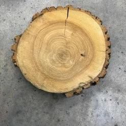 Something Blue Wedding Wood Cookie Wood Brown Size 11