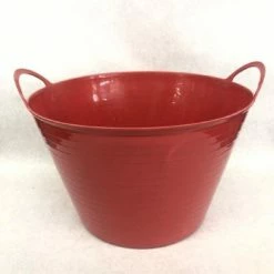 Something Blue Bucket Plastic Saffron Size 10.5 Litre CONTAINER DECOR