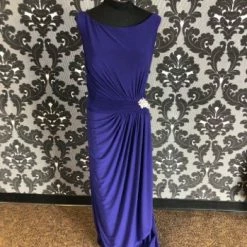 Something Blue Cameron Blake 216690 Formal Spandex Indigo Size 20 FORMAL DRESSES FORMAL/MOTHER'S DRESSES
