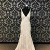 Something Blue Allure Bridal C500 Women's Wedding Dress Embroidered Tulle AS IS BEADING MISSING