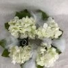 Something Blue DECOR Wreath Size 10" Floral Brown/Green/White FLORAL