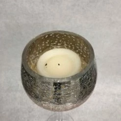 Something Blue Kirkland's Goblet Mercury Glass Rose Gold Size Large CANDLES DECOR