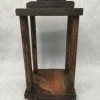 Something Blue Wedding Lantern Wood Dark Stain Size 14.25"x7.25" LANTERNS/BIRDCAGES