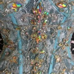 PROM Size 10 Light Blue Tony Bowls Poly-Spandex