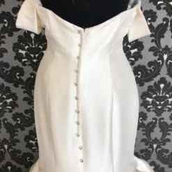 Something Blue Allure 9658 Women Wedding Dress Bengaline Ivory Size 14 Mermaid WEDDING DRESSES