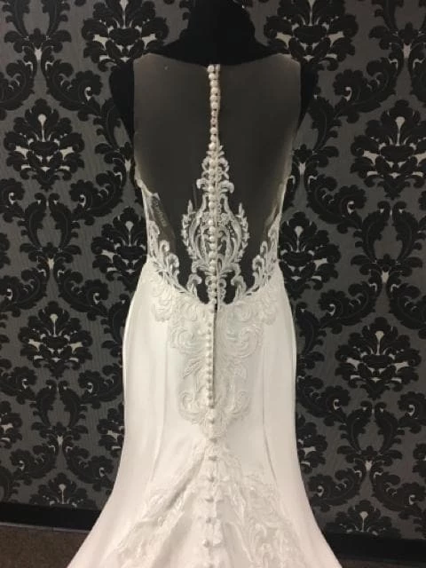 Something Blue Wedding Allure Bridal Women's Wedding Dress Bengaline Ivory Size 10 WEDDING DRESSES 7 Something Blue Wedding Allure Bridal Women's Wedding Dress Bengaline Ivory Size 10 WEDDING DRESSES