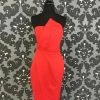 Shopsomethingblue S/M Red Bodycon Knee Length Strapless FORMAL/MOTHER'S DRESSES 2 Shopsomethingblue S/M Red Bodycon Knee Length Strapless FORMAL/MOTHER'S DRESSES