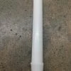 Something Blue Wedding 5ct 8" White Wax Taper Candle