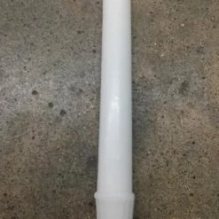 Something Blue Wedding 5ct 8" White Wax Taper Candle