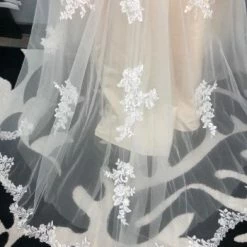 Something Blue WEDDING DRESSES Sincerity By Justin Alexander Women's Wedding Dress Lace Size 18