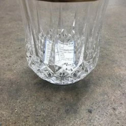 CRISTAL D'ARQUES-DURAND Glassware Glass Clear/Gold Size 2ct GLASSWARE