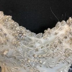 Something Blue WEDDING DRESSES Size 8 Ivory Maggie Sottero Lace Sheath