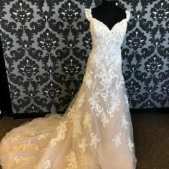 Something Blue Sincerity By Justin Alexander RYNN 44075 Women's Wedding Dress Lace WEDDING DRESSES