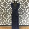 Something Blue FORMAL/MOTHER'S DRESSES Xscape Formal Sequin Navy Size 10