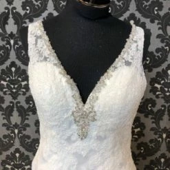 Something Blue Mori Lee ML2721 Wedding Dress Lace/Beading Ivory Size 10