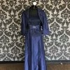 Something Blue Jessica Howard 2pc Formal Size 8 Lace/Satin Navy FORMAL/MOTHER'S DRESSES