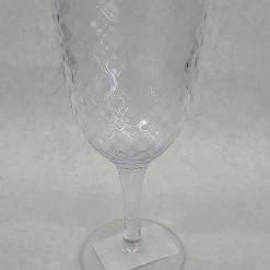 Something Blue DECOR Glassware Plastic Clear Size 7.75" Wine Glass GLASSWARE
