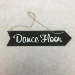 Something Blue Wedding DECOR 11.75" Black Wood Sign