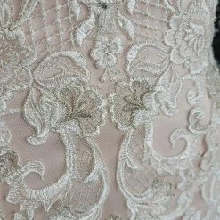 Something Blue Allure Romance 3016 Women Wedding Dress Lace Blush/ivory Size 14A