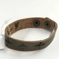 Something Blue Bracelet Fabric Brown/Green Jewelry