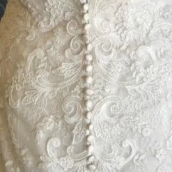 Something Blue Maggie Sottero Wedding Dress Lace Ivory Size 8 Strapless 11 Something Blue Maggie Sottero Wedding Dress Lace Ivory Size 8 Strapless