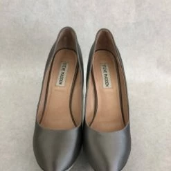 Something Blue Steve Madden Women Heels Satin/Rhinestone Grey Size 8 NEW ARRIVALS