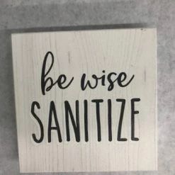 Something Blue Altar'd State Sign Wood Whitewash Size 6"x6" SIGNS