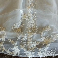 Something Blue CallaBlanche Wedding Dress 121230 Size 12 Tulle/Beads White Sleeveless Deep V 10 Something Blue CallaBlanche Wedding Dress 121230 Size 12 Tulle/Beads White Sleeveless Deep V