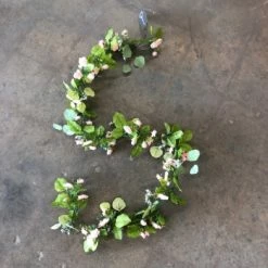 Something Blue DECOR Garland Size 6ft Floral Blush/Green GARLAND