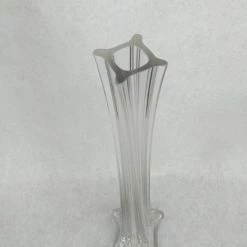 Something Blue Vase Glass Clear Size 15.75" Eiffel Tower Vase VASES DECOR
