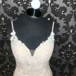 Something Blue WEDDING DRESSES Stella York 6769 Women's Wedding Dress Lace Nude Size 10 Sheath 7 Something Blue WEDDING DRESSES Stella York 6769 Women's Wedding Dress Lace Nude Size 10 Sheath