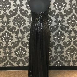 Something Blue Size 10 Shadow Belsoie L184065 Floor Sequin Spaghetti