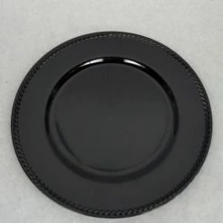 Outlet Something Blue Store 22 Something Blue Chargers Plastic Black Size 13" CHARGERS