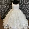 Something Blue Da Vinci Wedding Dress Tulle/Glitter Ivory Size 20 Sleeveless WEDDING DRESSES