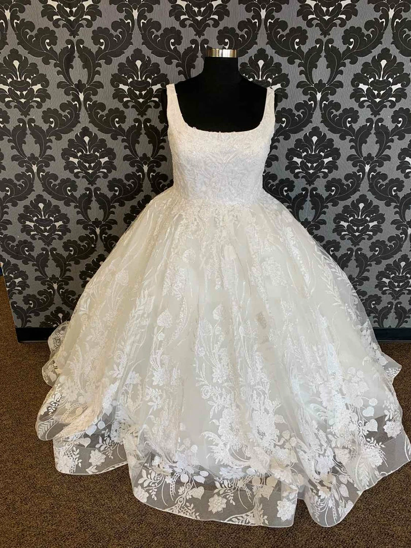 Something Blue Da Vinci Wedding Dress Tulle/Glitter Ivory Size 20 Sleeveless WEDDING DRESSES 3 Something Blue Da Vinci Wedding Dress Tulle/Glitter Ivory Size 20 Sleeveless WEDDING DRESSES