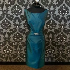 Something Blue Jade By Jasmine J145013 Formal Organza Navy Size 14 FORMAL/MOTHER'S DRESSES