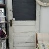 Something Blue 32" X 79" White And Black Rustic Wood Door