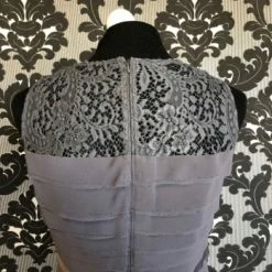 Something Blue FORMAL/MOTHER'S DRESSES Christina Wu 17904 Formal Chiffon/Lace Charcoal Size 8