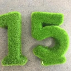 Something Blue DECOR David Tutera Table Numbers Green Moss 15 Pack