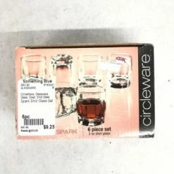 Something Blue CircleWare Glassware Glass Clear Size 6pc Shot Glass GLASSWARE
