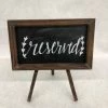 Something Blue Sign Wood/Chalkboard Brown/Black/White Size 8" X 9" SIGNS