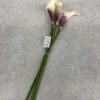 Something Blue Lily Floral Purple/Ivory Size 4ct FLORAL