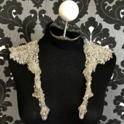 Something Blue 6064 Women's Straps Rhinestone Silver Straps