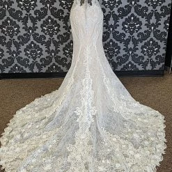 Something Blue Martina Liana ML1003CR Women's Wedding Dress Lace Ivory Size 12 WEDDING DRESSES